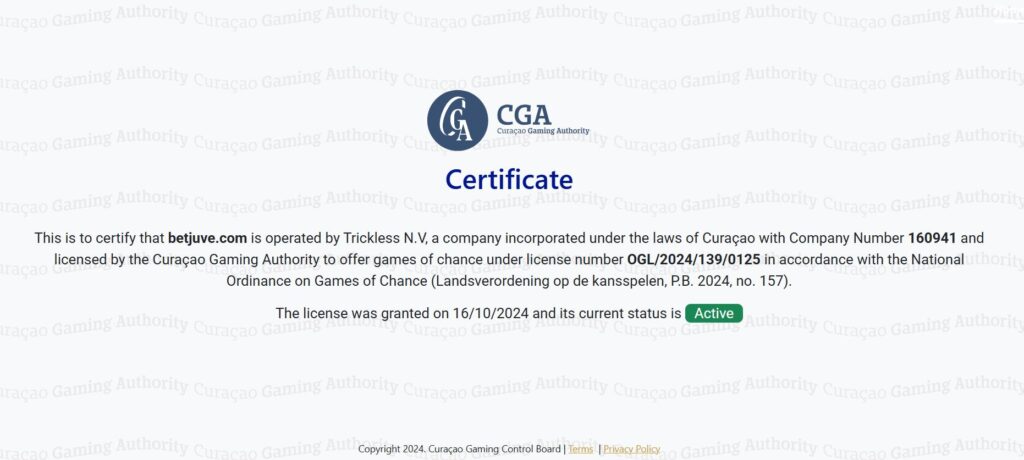 betjuve lisans bilgileri