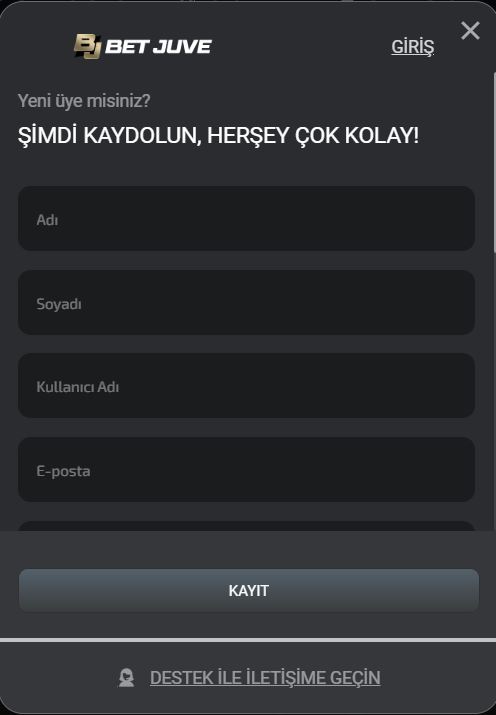 betjuve mobil üyelik betjuve mobil giriş