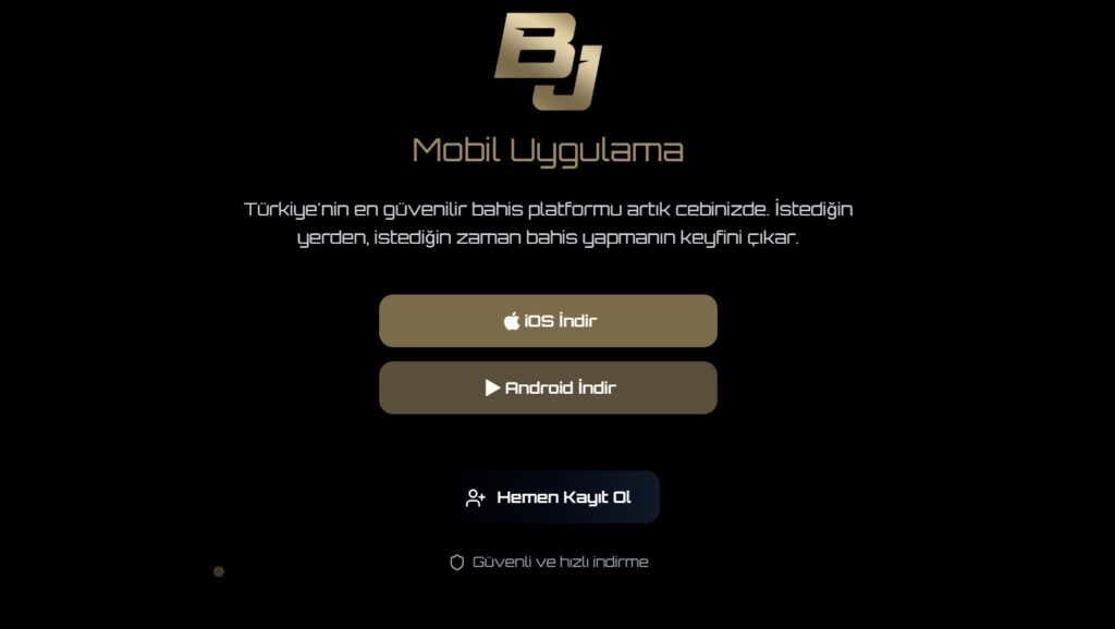 betjuve mobil uygulama